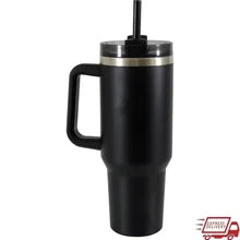 40oz Tumbler with Handle Insulated Stainless Steel